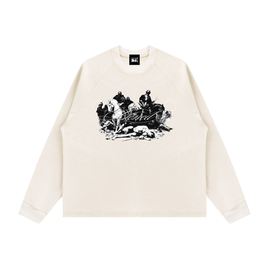 WAR Unisex Vintage Wash Boxy Waffle T-Shirt